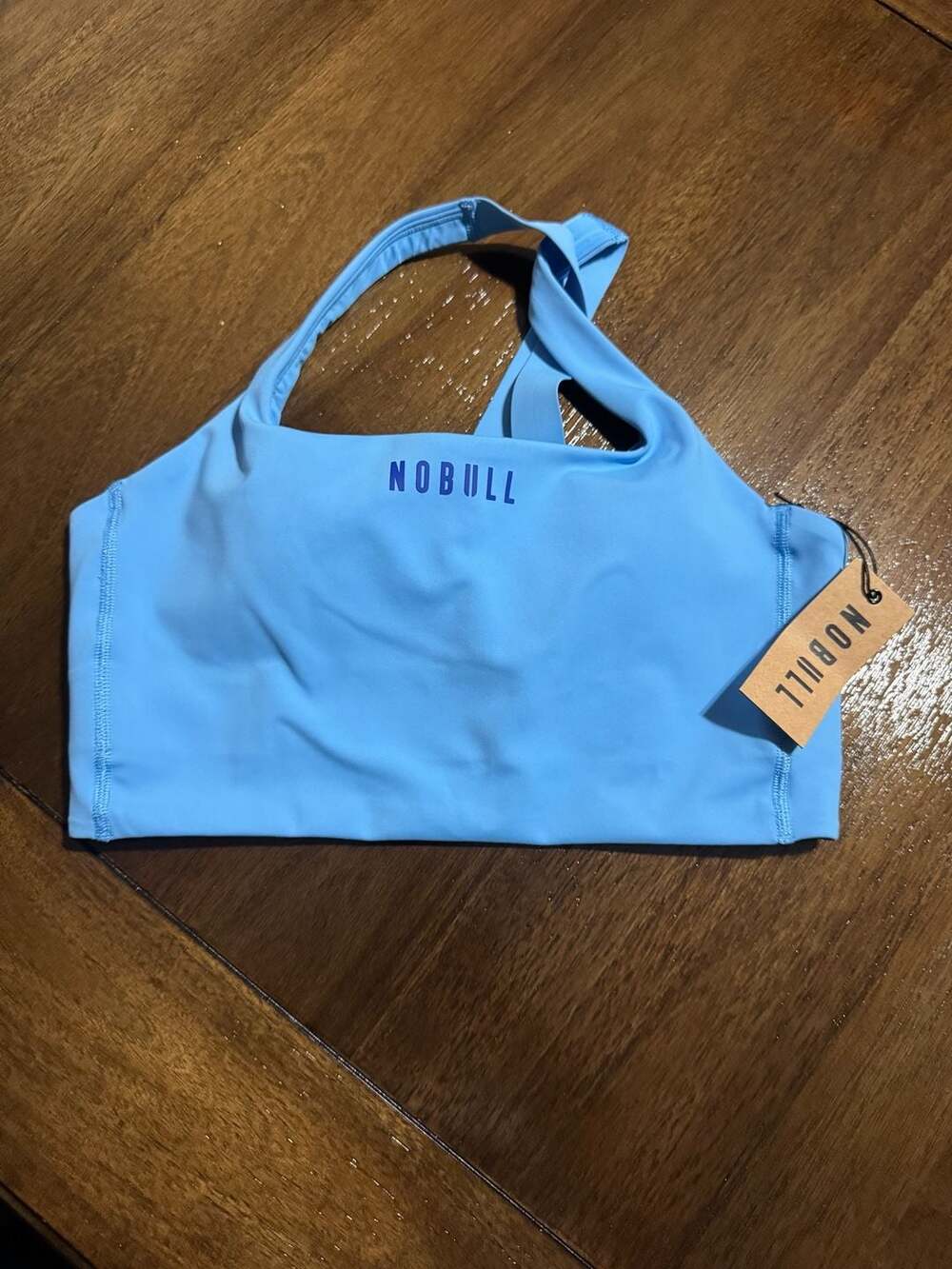 Nobull Drive Racerback Sports Bra Light Blue